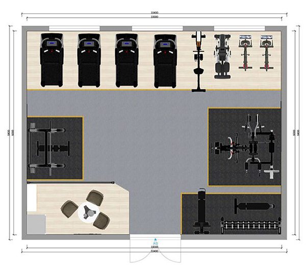 80平方健身房配置方案-广西KY.COM-开云(中国)体育健身器材有限公司